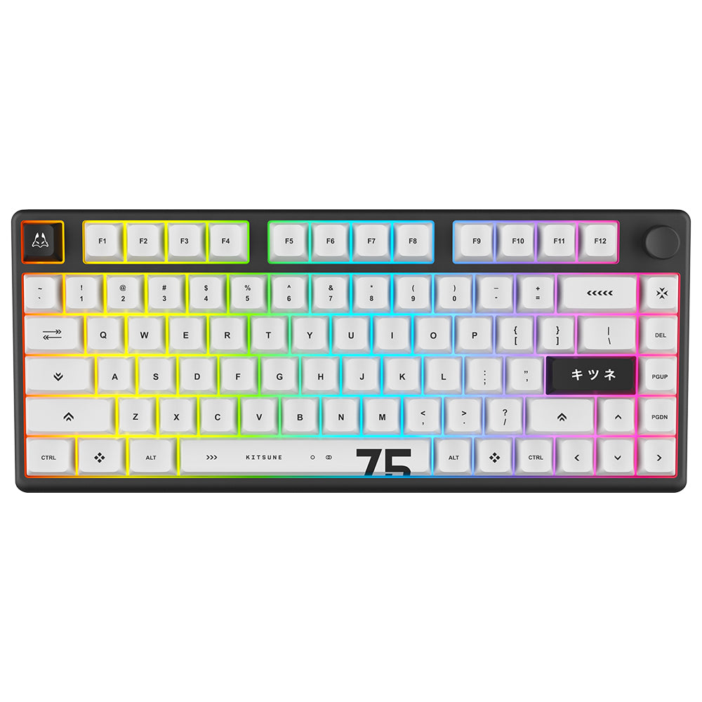 Arbiter Studio Polar 75 Pro Keyboard Kitsune Black Frame
