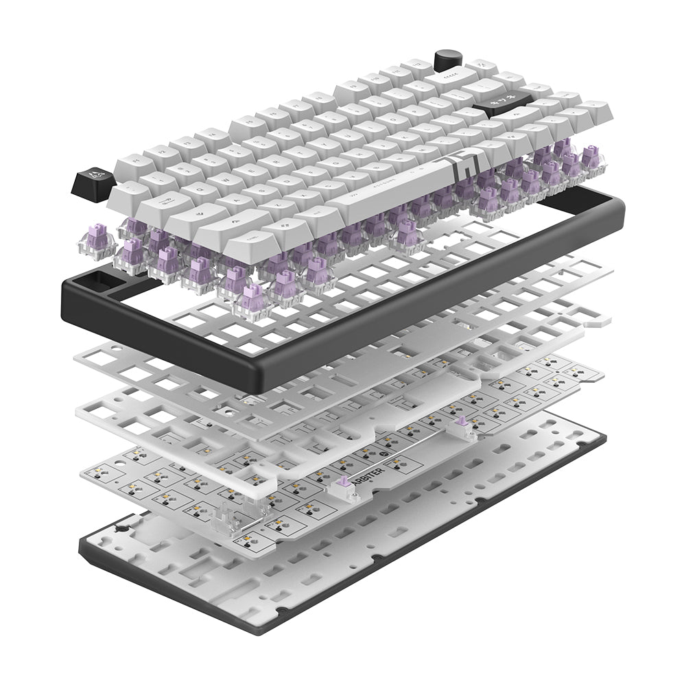 Arbiter Studio Polar 75 Pro Keyboard Kitsune Black Frame