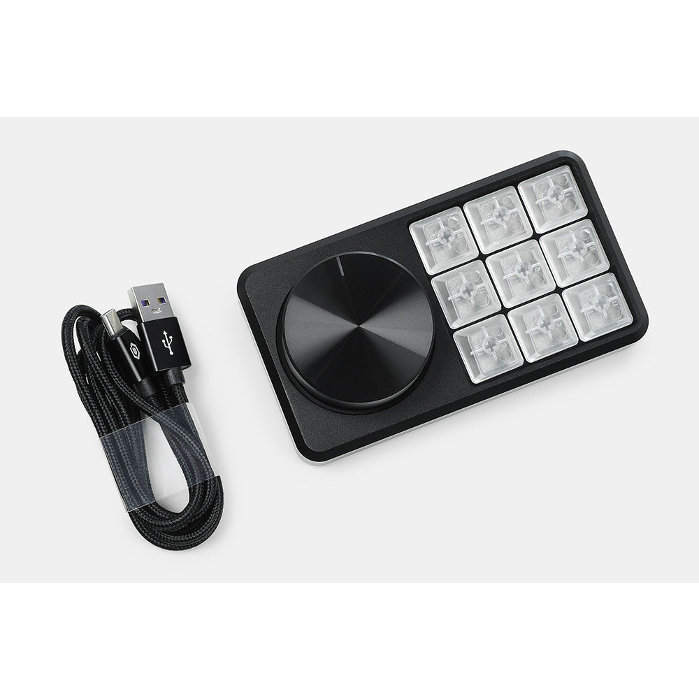 Binepad BNK9 CNC Aluminum Macropad Black
