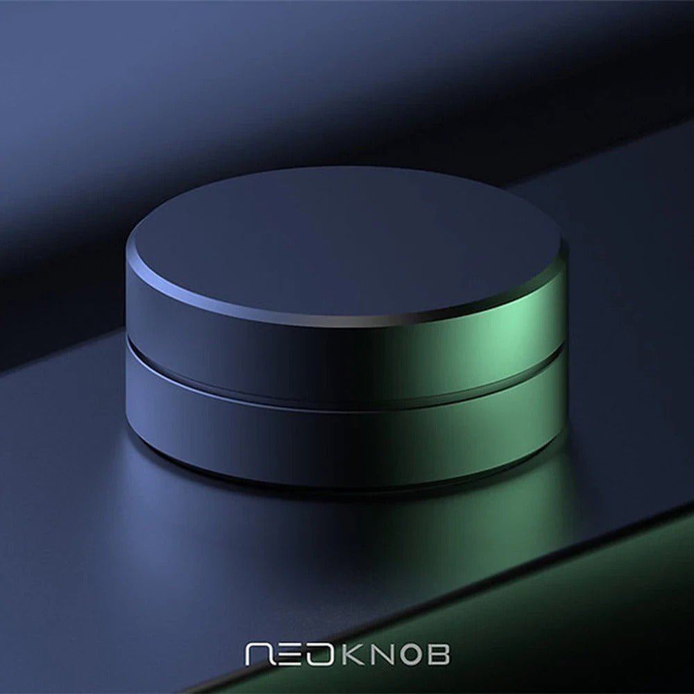 Binepad Neo Knob KN01 CNC Aluminum PC Knob Black Knob Black Bottom