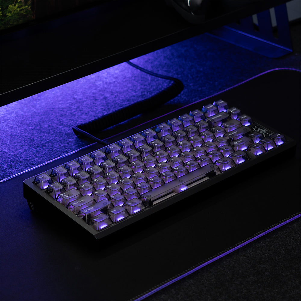 Chilkey Slice75 HE Keyboard Fog Black WS Flux Switch