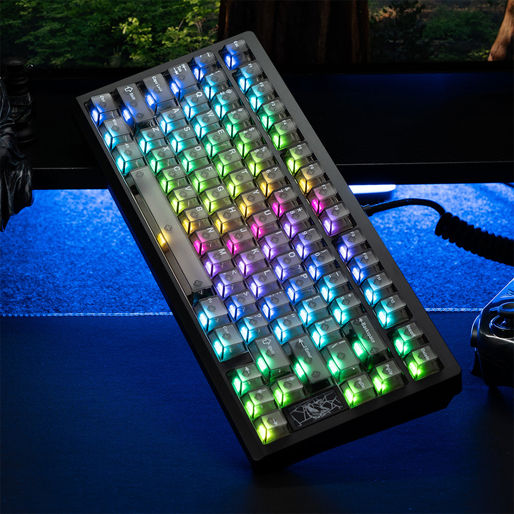 Chilkey Slice75 HE Keyboard Fog Black WS Flux Switch