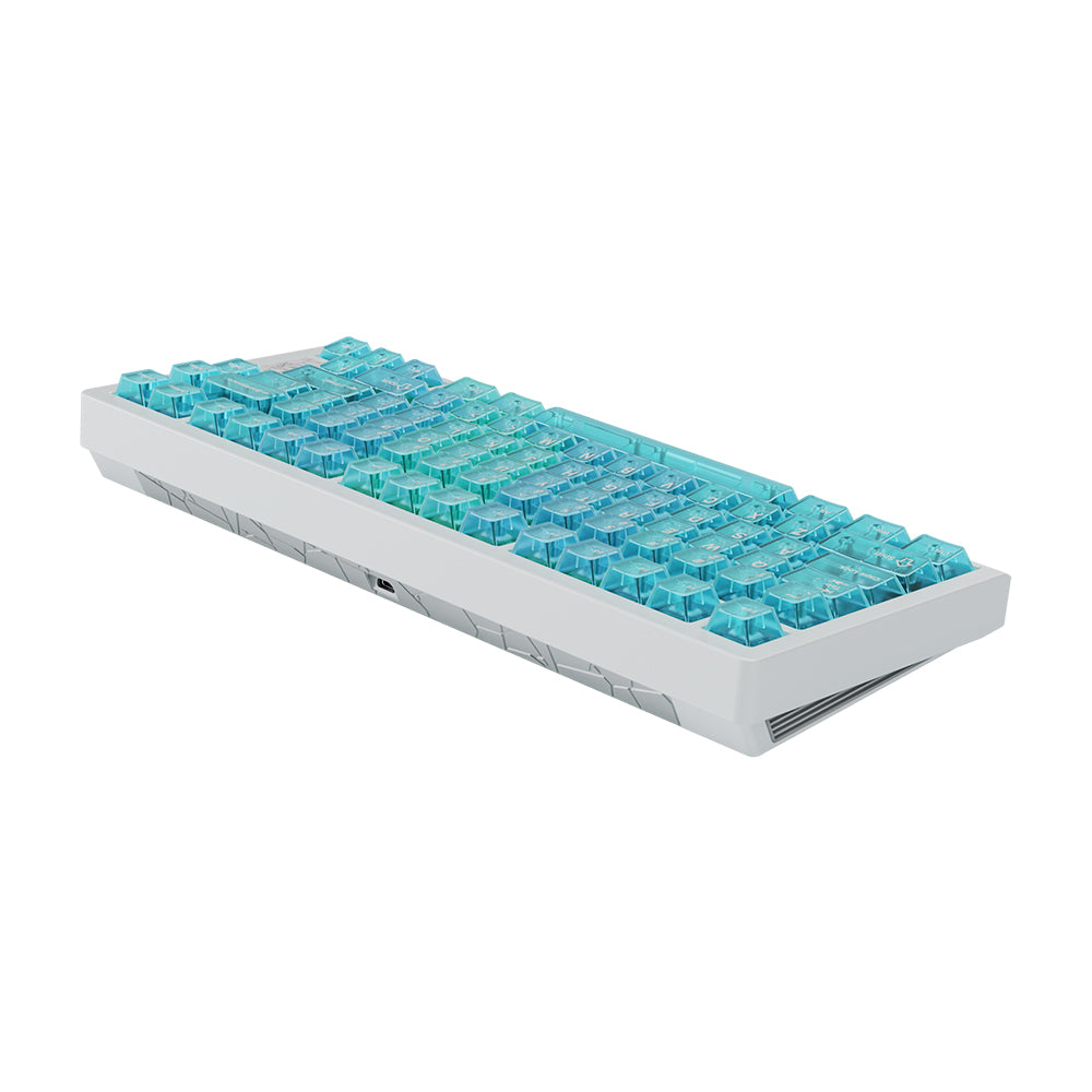 Chilkey Slice75 HE Keyboard White WS Flux Switch