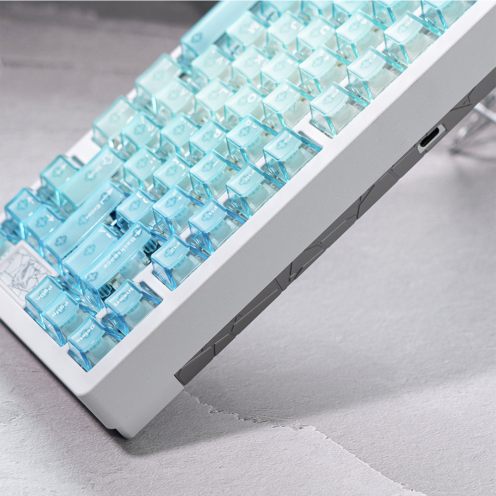 キーボード Chilkey Slice75 HE White WS Flux Chilkey Slice75 HE Keyboard White WS Flux Switch ck-slice75-he