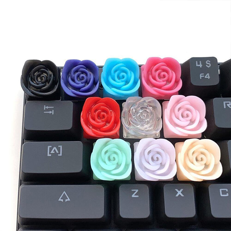 Capsmiths Rose Artisan Keycap (Laser Pink)