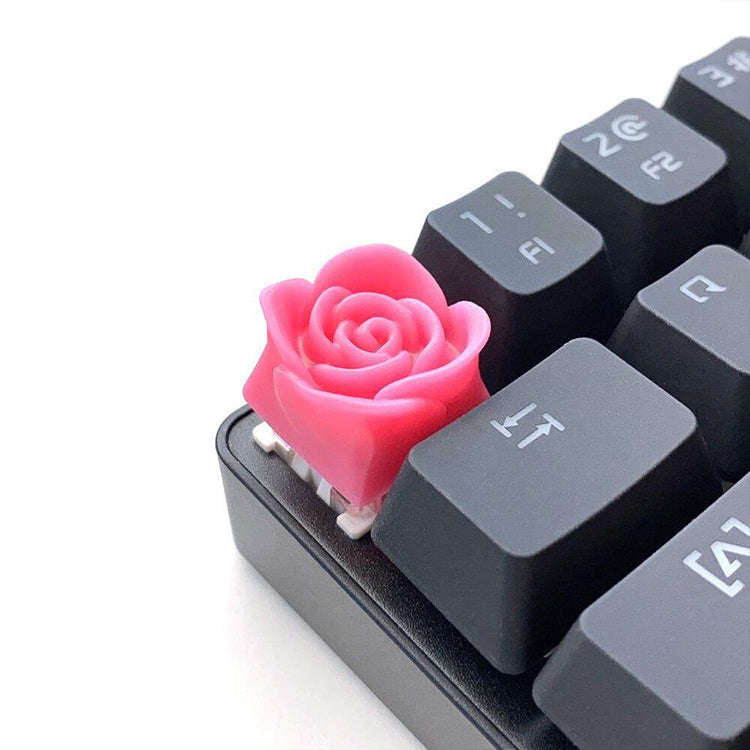 Capsmiths Rose Artisan Keycap (Laser Pink)