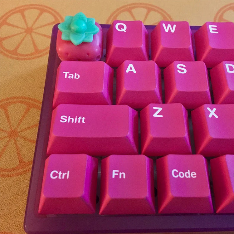 Capsmiths Strawberry Artisan Keycap (Laser Pink)