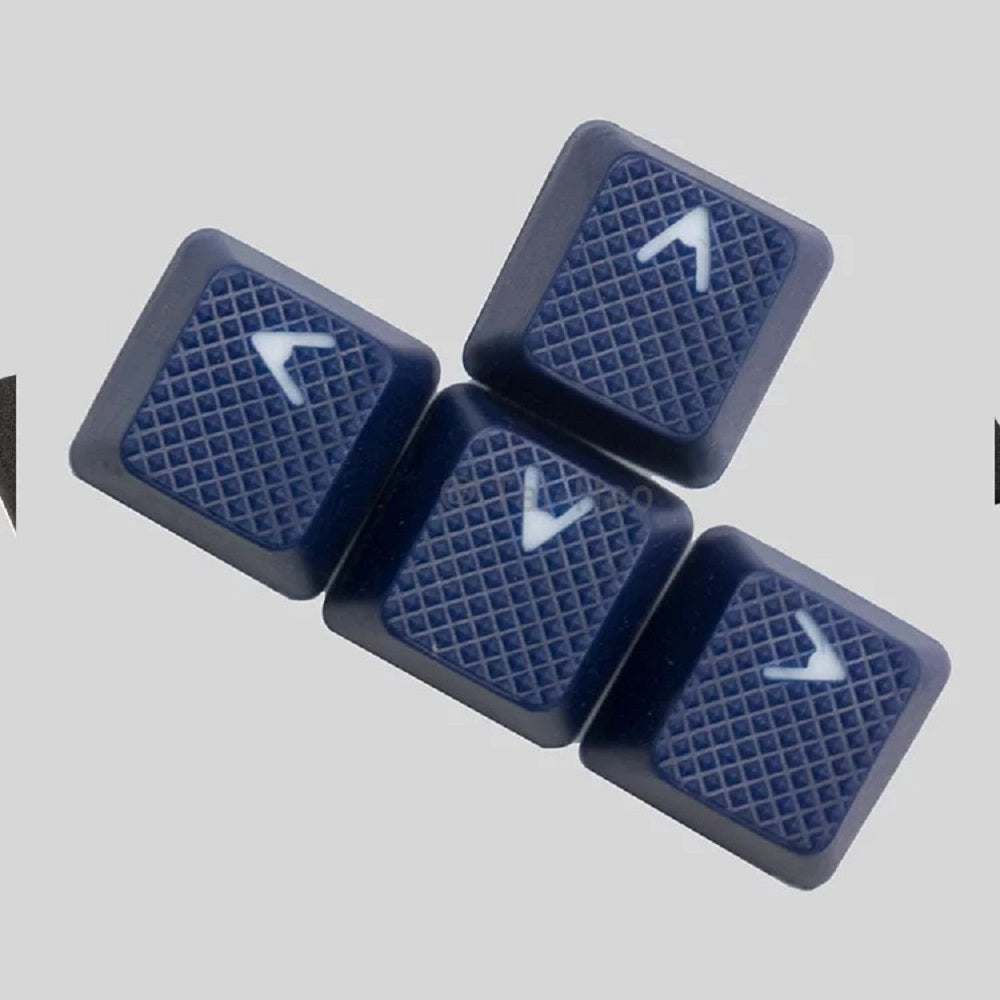 Tai-Hao Rubber Gaming Backlit Keycaps-18 keys/8 keys Dark Blue