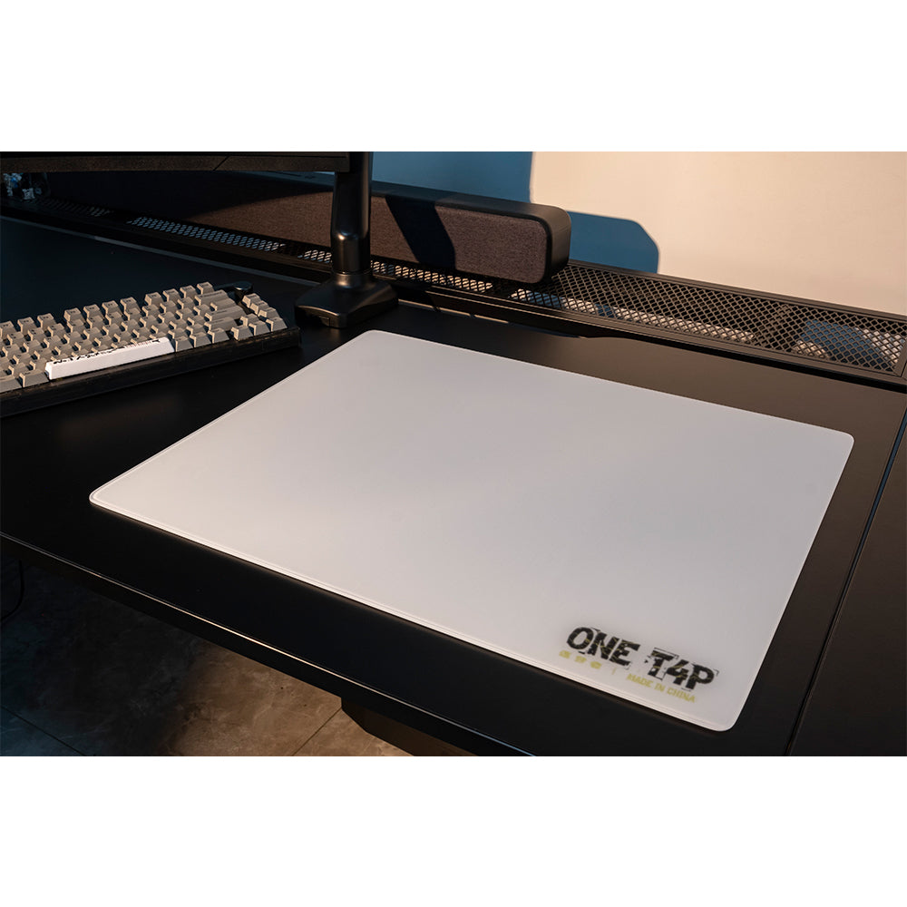 Dream Gamer Float Glass Mousepad White【他商品との同梱不可】