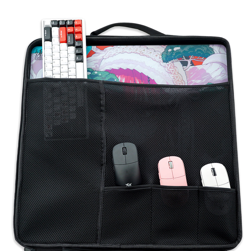 Dream Gamer x FumoColle Mouse Pad Carry Bag (Fits 50cm x 50cm Square Size) Black