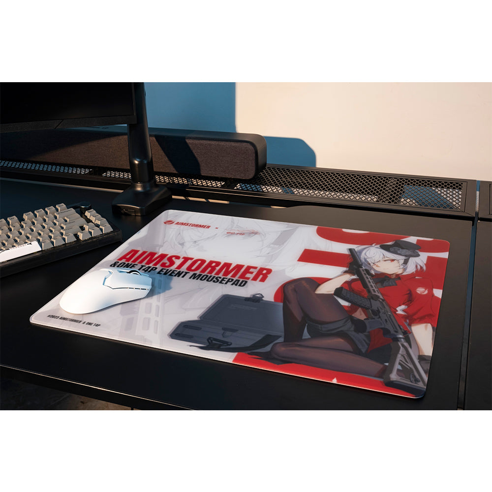 Dream Gamer Thunder Glass Mousepad AIMSTORMER OneT4p [Cannot be bundled with other products]
