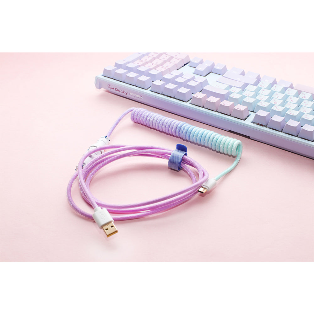 Ducky Coiled Cable Azure