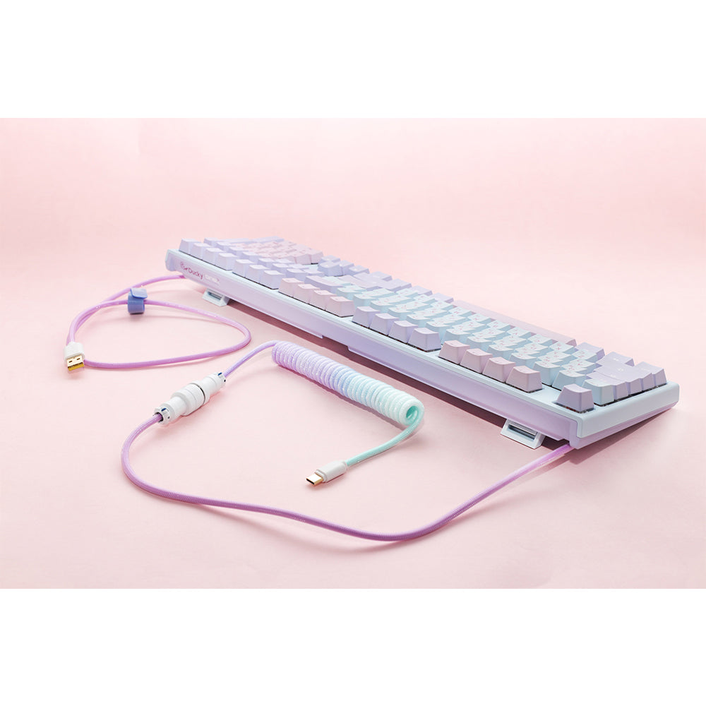 Ducky Coiled Cable Azure