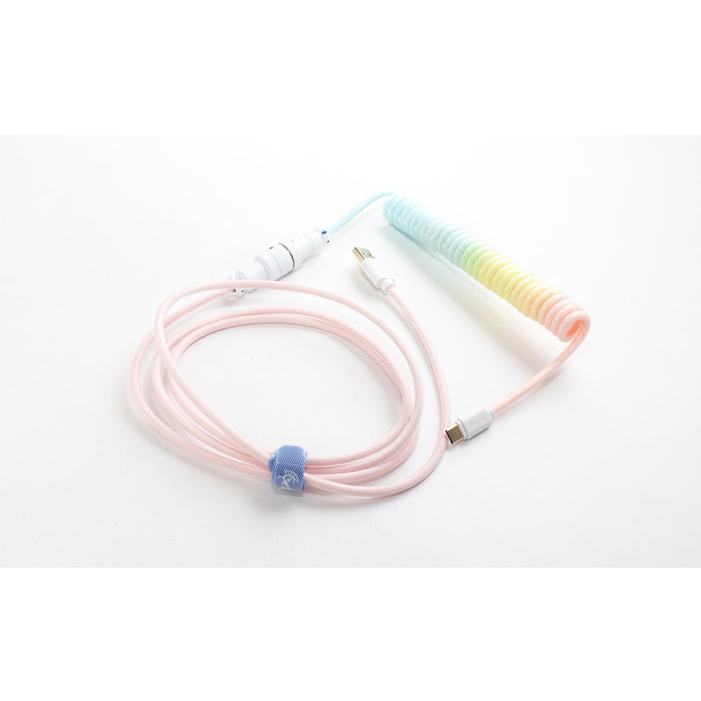 Ducky Coiled Cable Cotton Candy