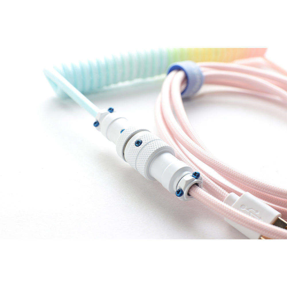 Ducky Coiled Cable Cotton Candy