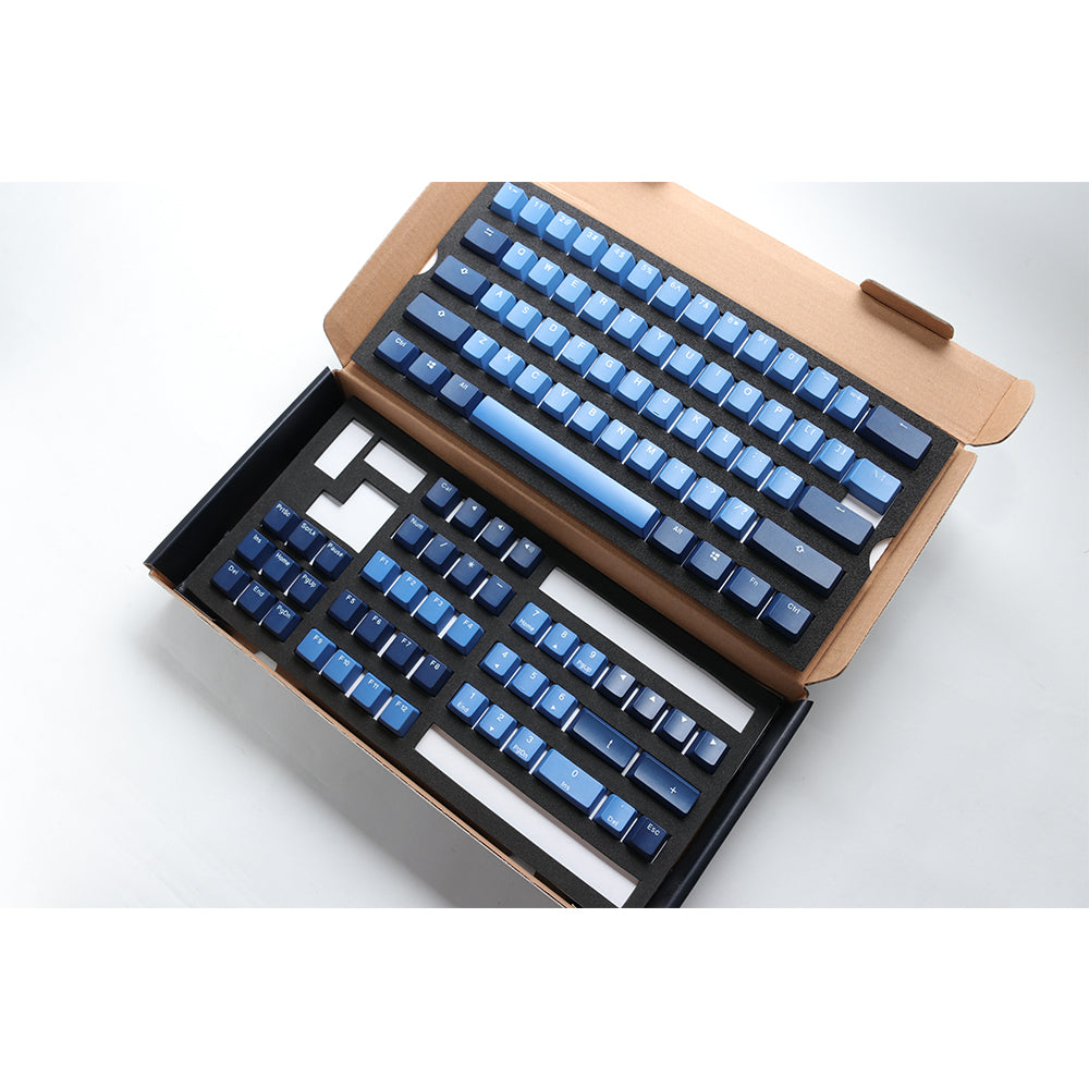 Ducky Good in Blue keycaps