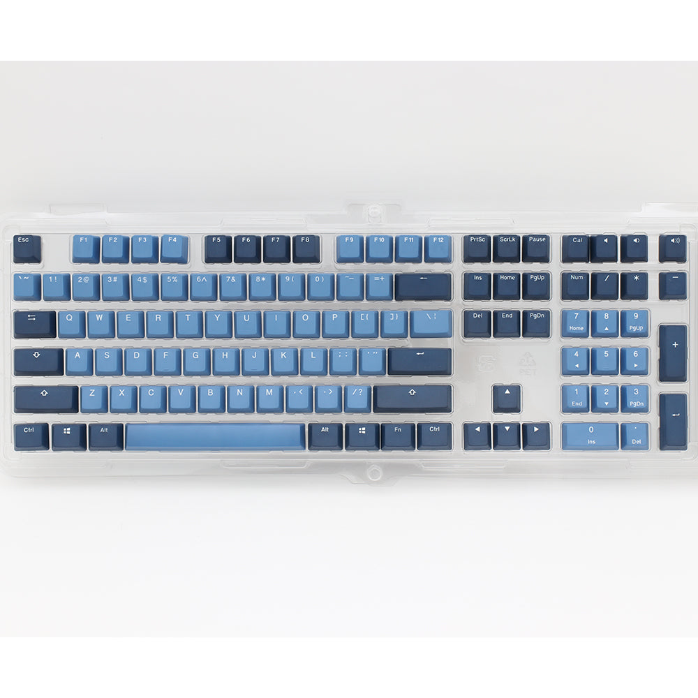 Ducky Good in Blue keycaps