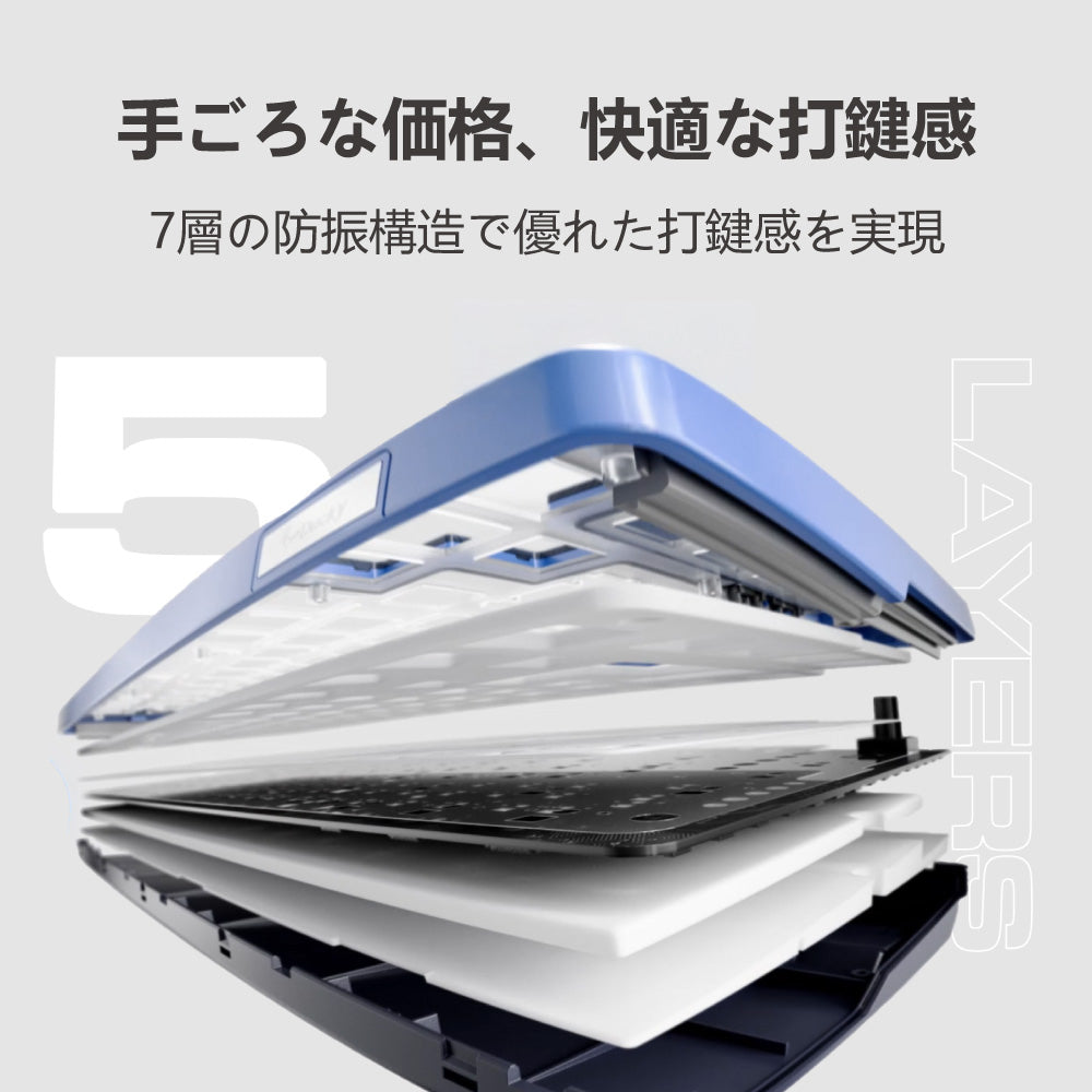 Ducky OK-M 65 ワイヤレス メカニカルキーボード US配列 65%サイズ