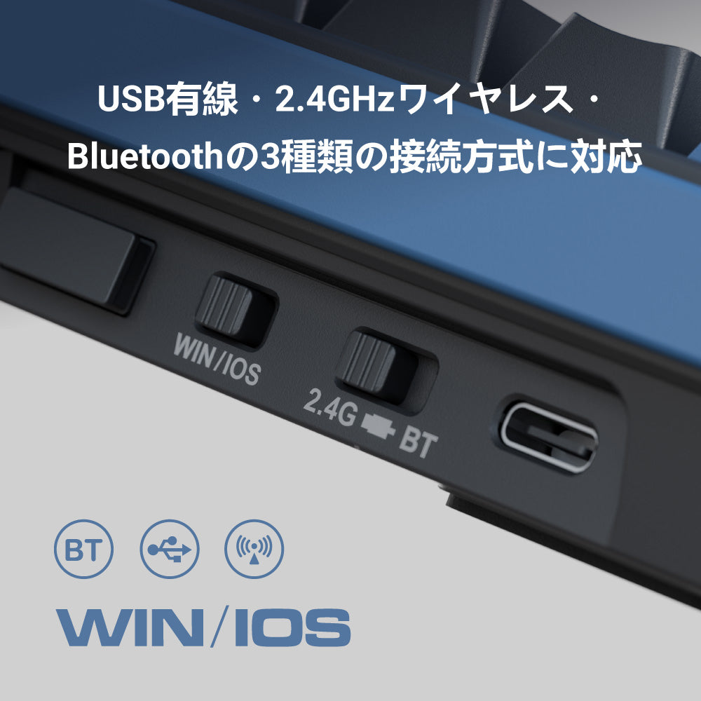 Ducky OK-M 65 65% Hotswap Wireless RGB Keyboard