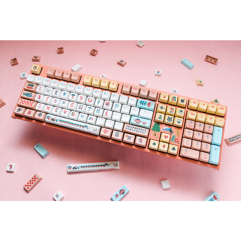 Ducky x Dimanche 不思議の国のアリス One 2 メカニカルキーボード US