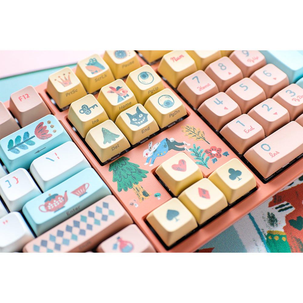 Ducky x Dimanche 不思議の国のアリス One 2 メカニカルキーボード US