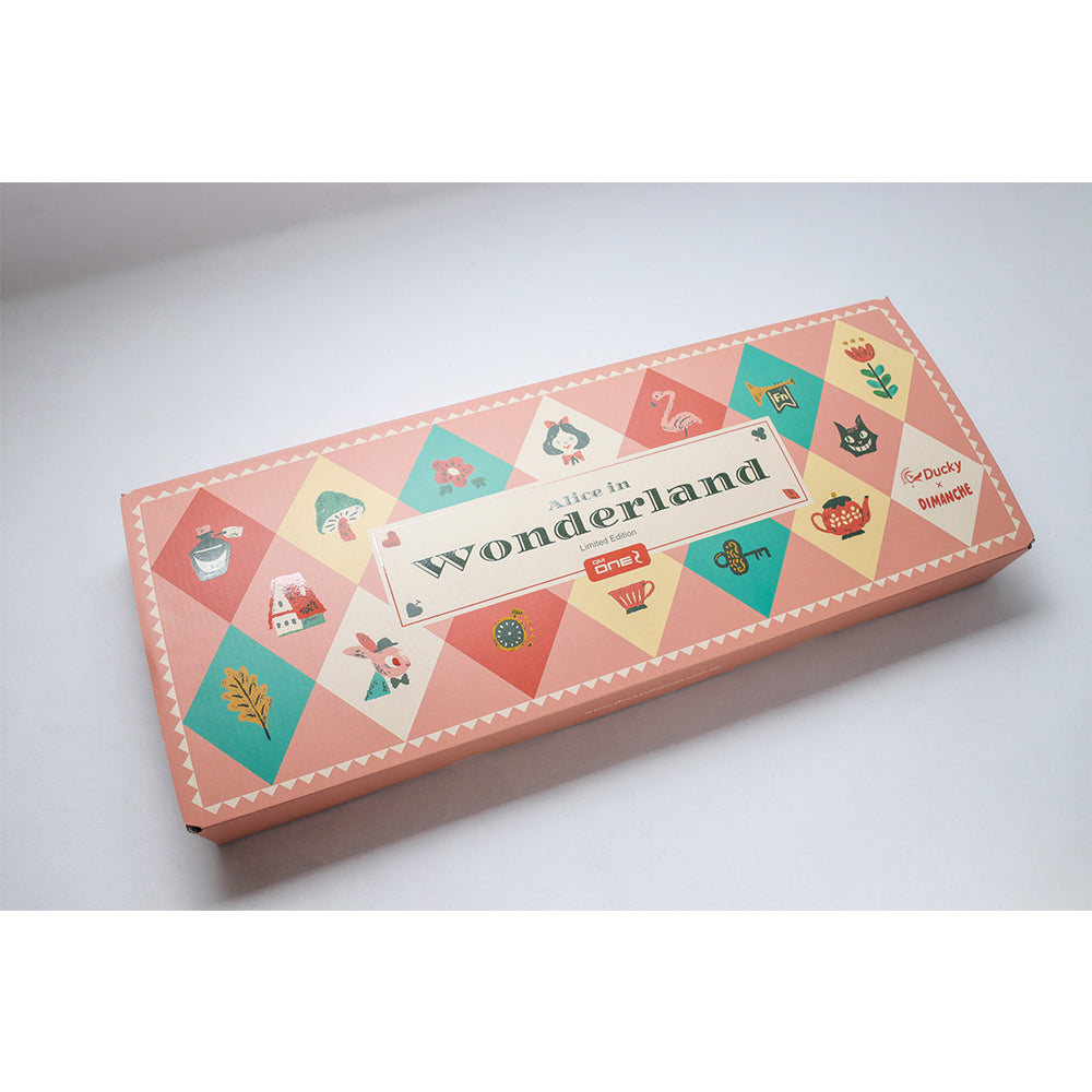 Ducky x Dimanche 不思議の国のアリス One 2 メカニカルキーボード US