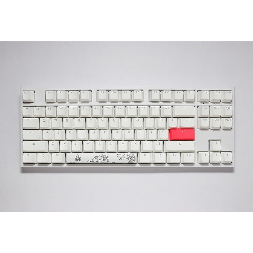 Ducky One 2 Pure White RGB TKL 80％ version