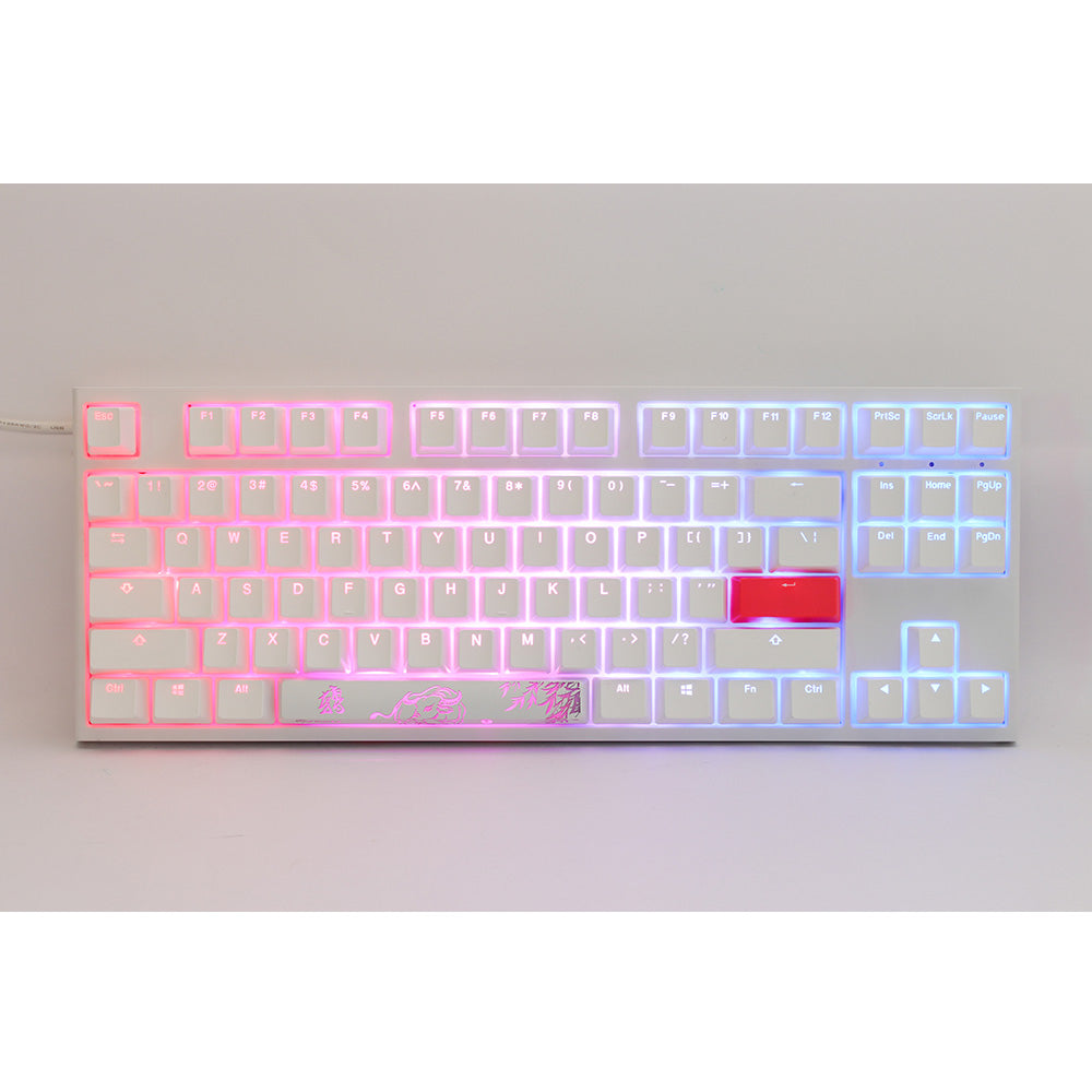 Ducky One 2 Pure White RGB TKL 80％ version