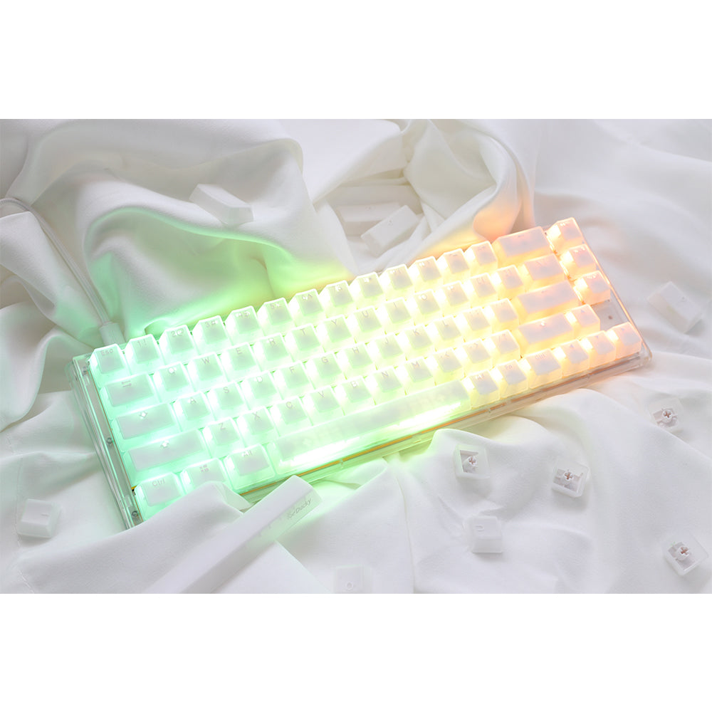 Ducky One 3 SF 65% keyboard Aura Edition Aura White