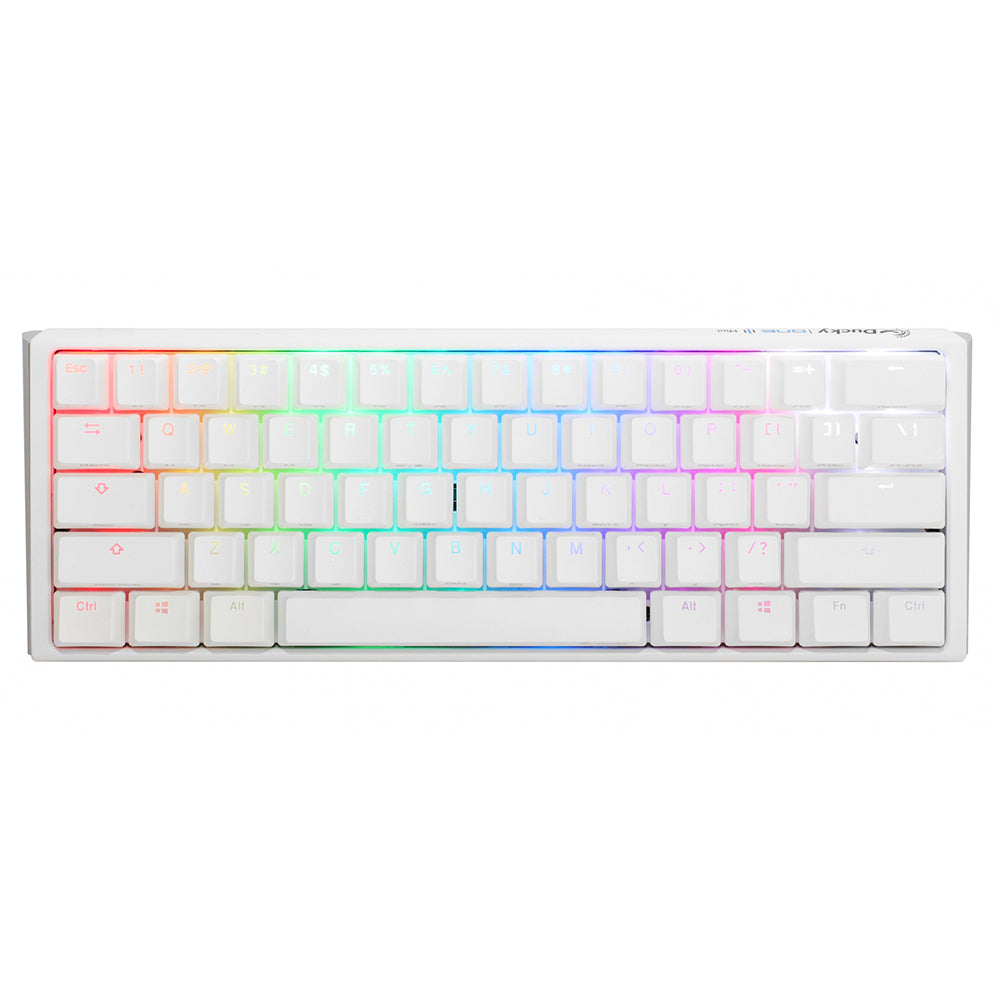 Ducky One 3 Mini 60% keyboard Classic Pure White