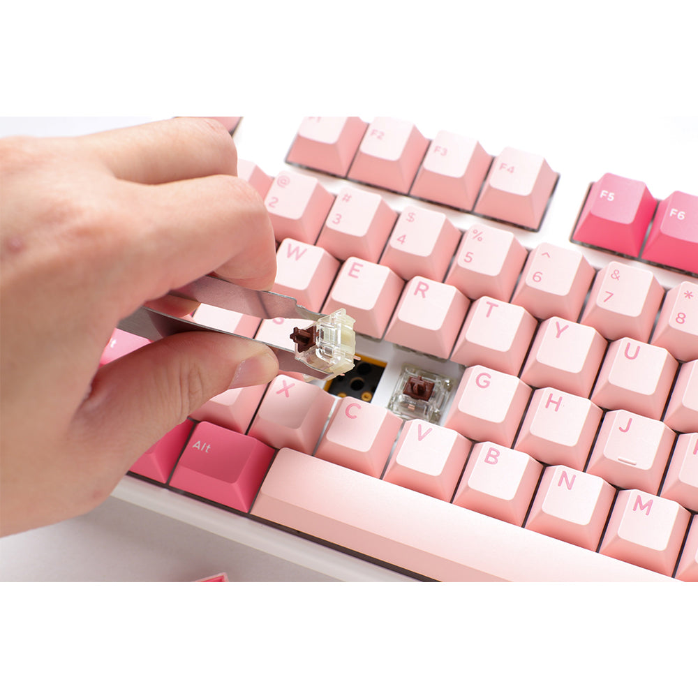 Ducky One 3 TKL size 80% keyboard Gossamer Pink
