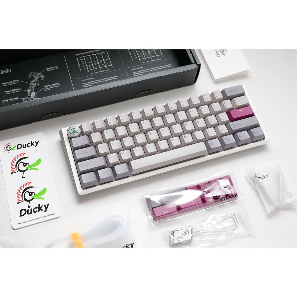 Ducky One 3 Mini 60% keyboard Mist