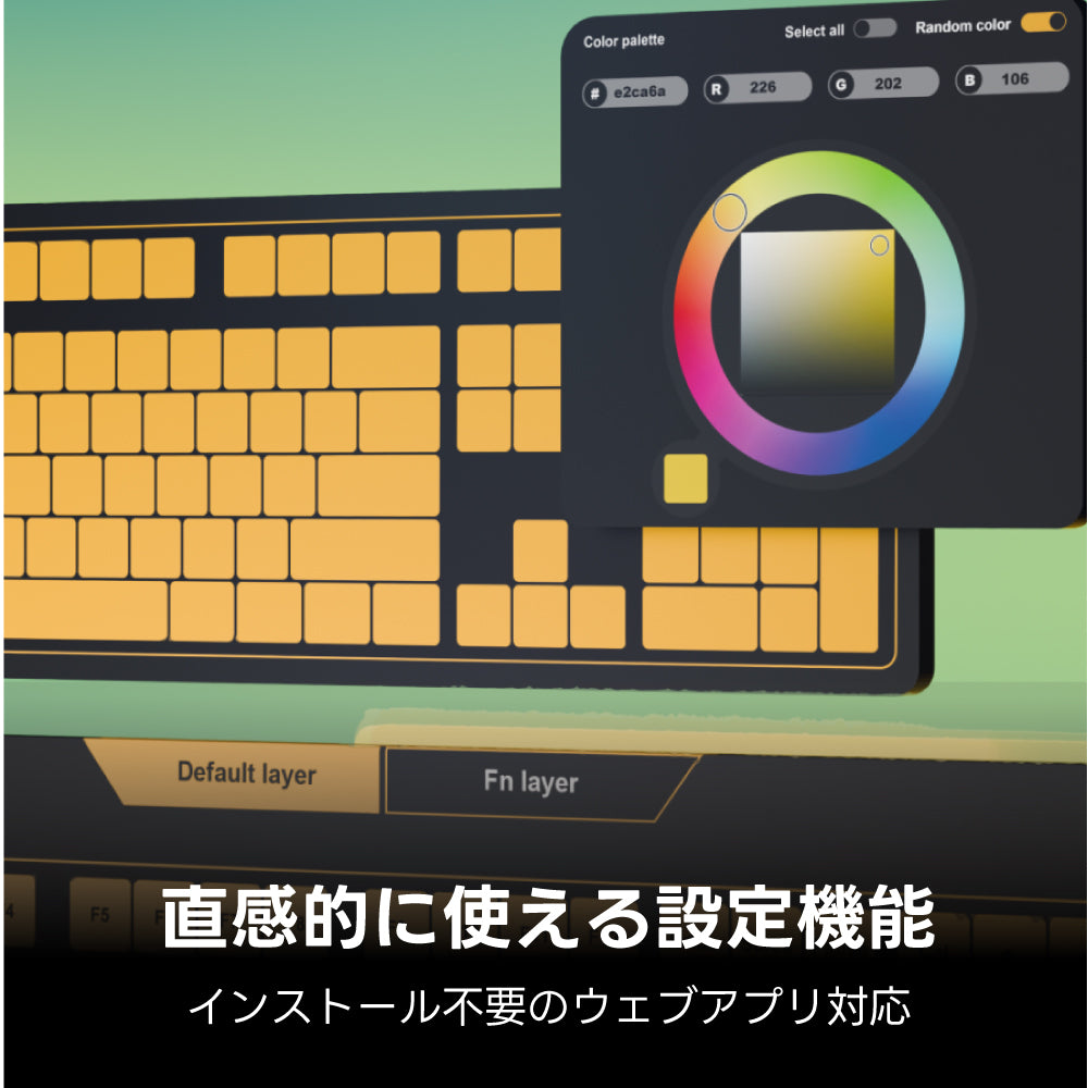 Ducky One X Mini ワイヤレス メカニカルキーボード 誘導式アナログ