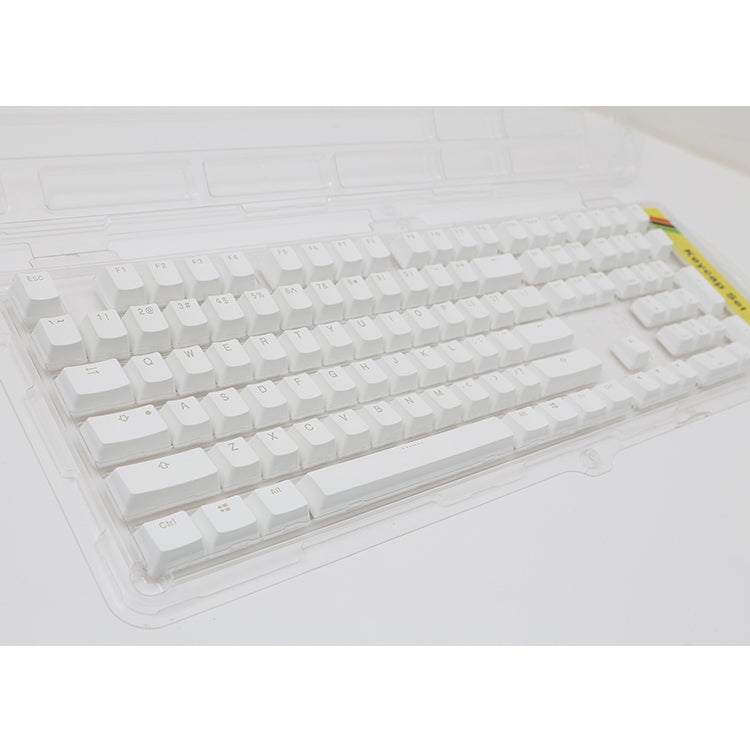 Ducky PBT Doubleshot 108-Key Keycap Set White