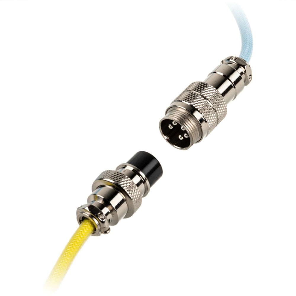 Ducky Premicord Custom Coiled USB Cable Cotton Candy