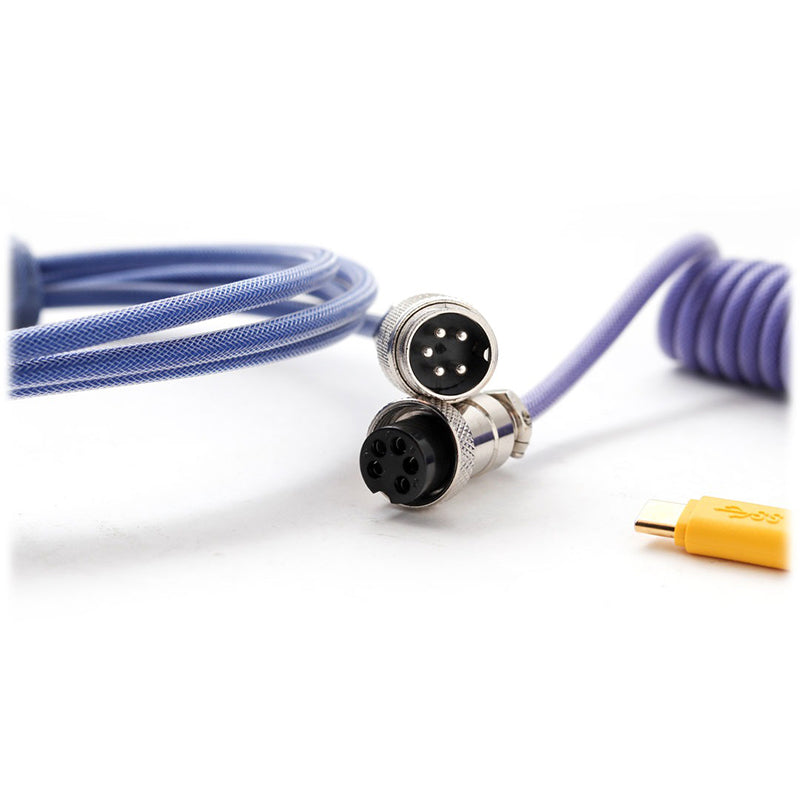 Ducky Premicord Custom Coiled USB Cable Horizon