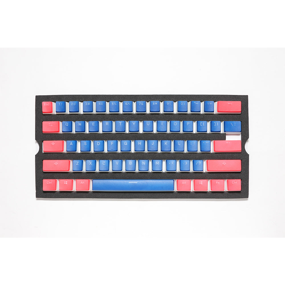 Seamless Legend Pudding Keycap Set Classic Blue Alpha Keycaps