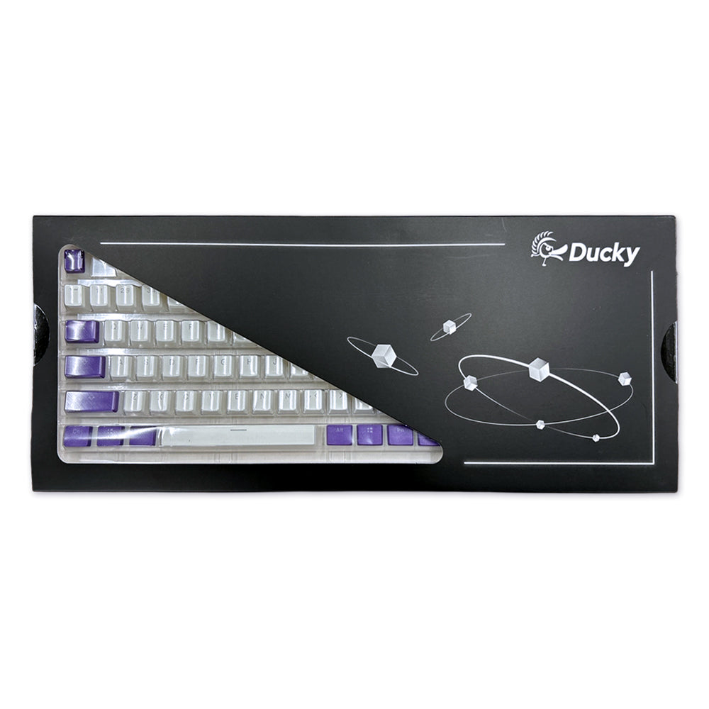 Ducky(ダッキー) プリン キーキャップセット パープル ホワイト Cherry
