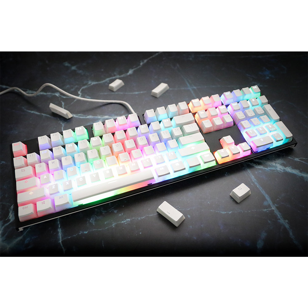 Ducky Seamless Legend Pudding Keycap Set White