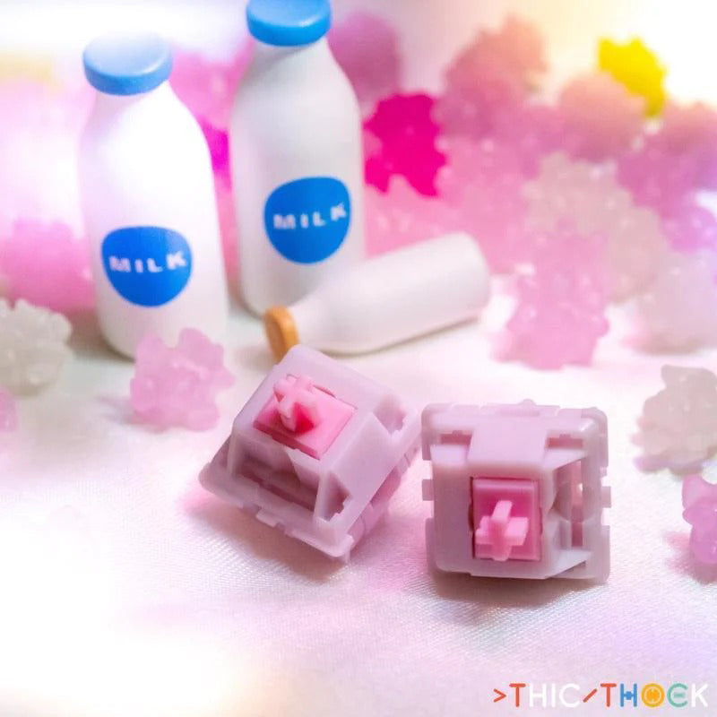 Thic Thock Marshmallow switches 10 pieces