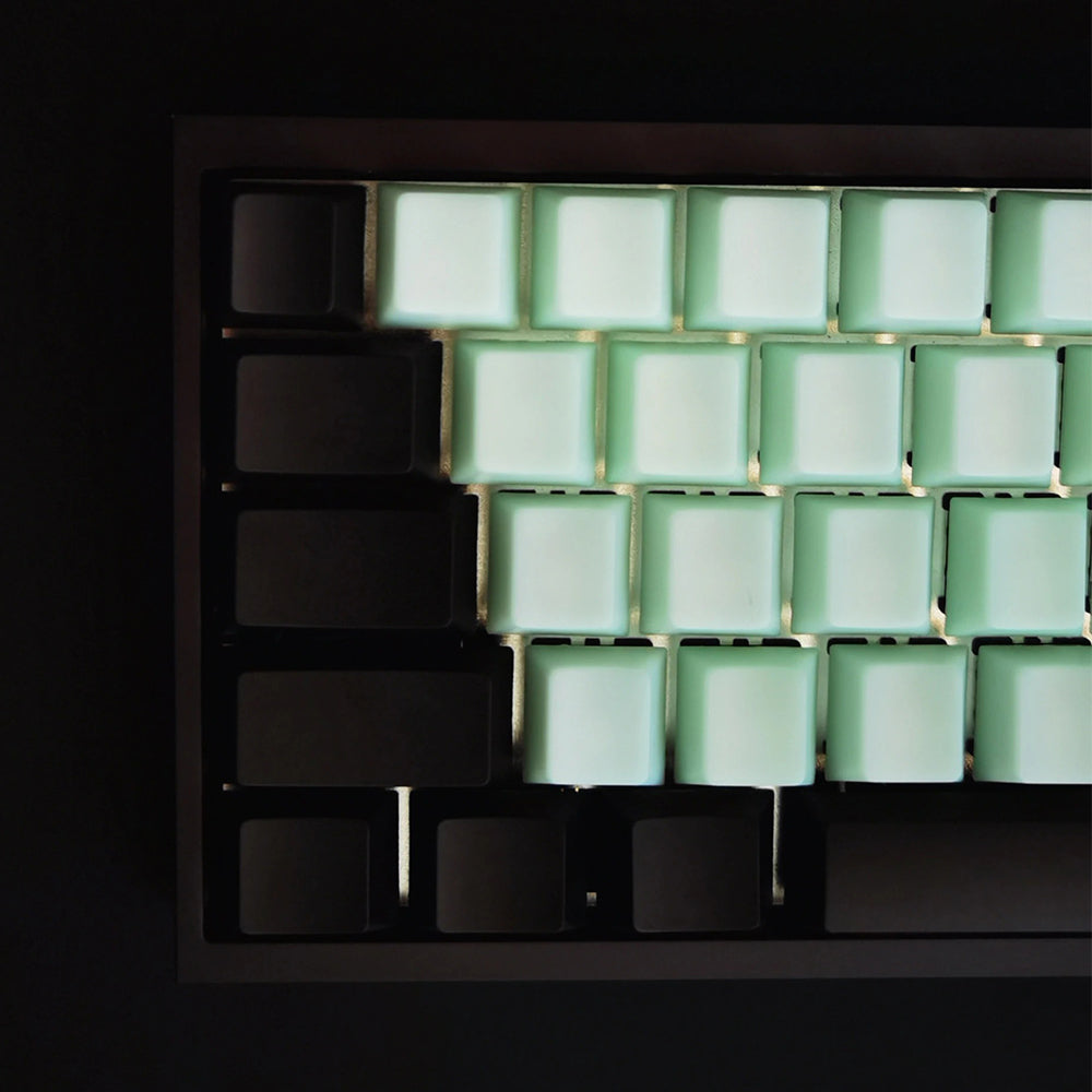 EscapeKeyboard POM Jelly Keycaps ANSI fullsize Mod Kit Matcha