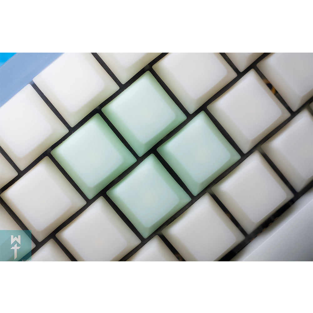 EscapeKeyboard POM Jelly Keycaps ANSI fullsize Mod Kit Matcha