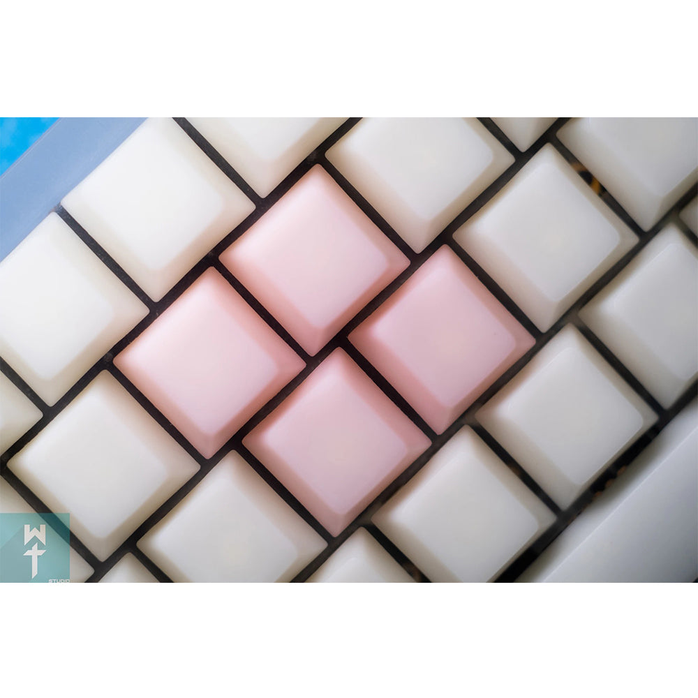 EscapeKeyboard POM Jelly Keycaps ANSI fullsize Mod Kit Strawberry