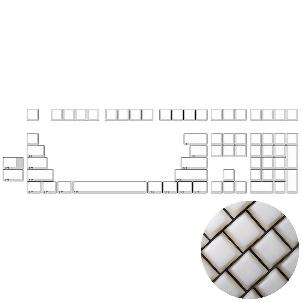 EscapeKeyboard POM Jelly Keycaps ANSI fullsize Mod Kit Sugarcube