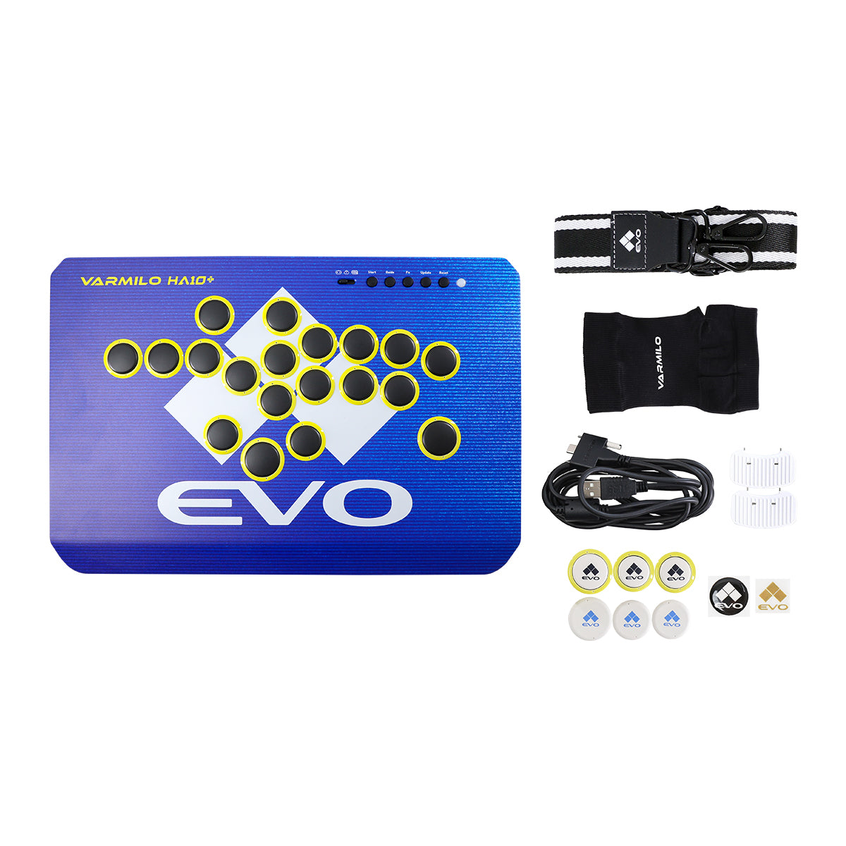VARMILO HA10+ Evo Blue Leverless Arcade Controller for Fighting