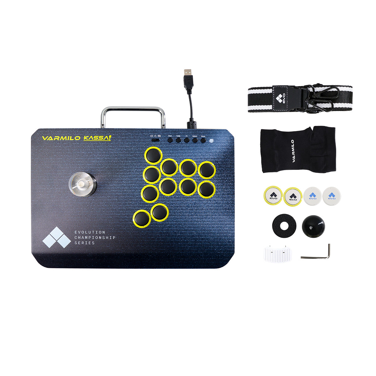 VARMILO KASSAI Evo Black Arcade Joystick Controller for Fighting
