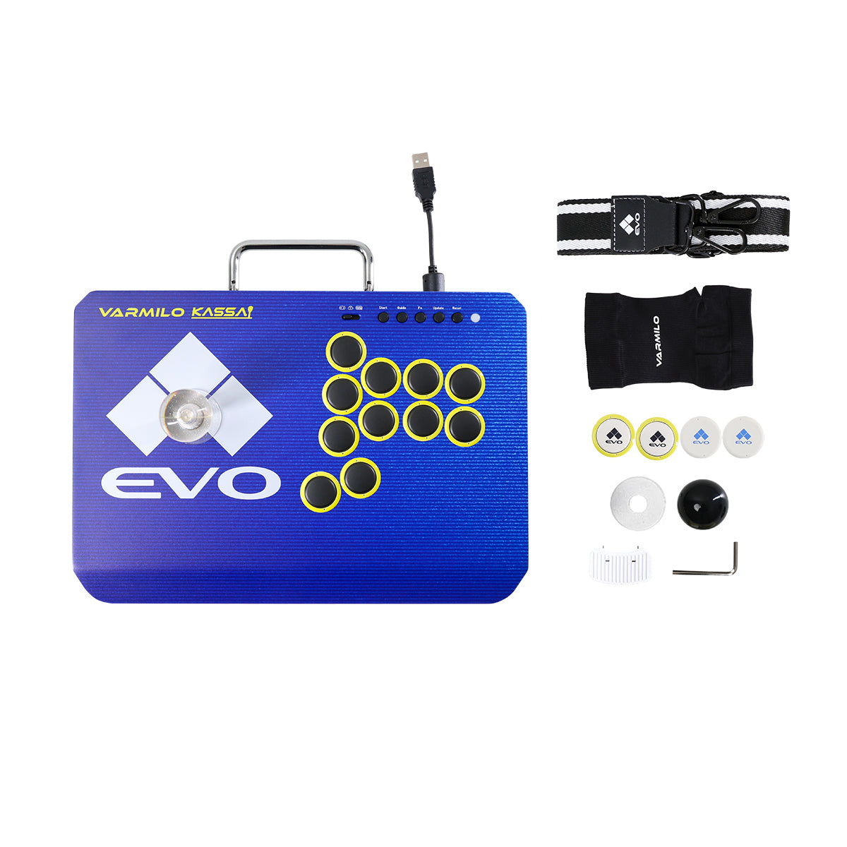 VARMILO KASSAI Evo Blue Arcade Joystick Controller for Fighting