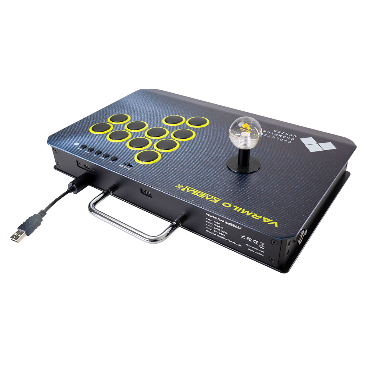 VARMILO KASSAI X Evo Black Arcade Joystick Controller for Fighting