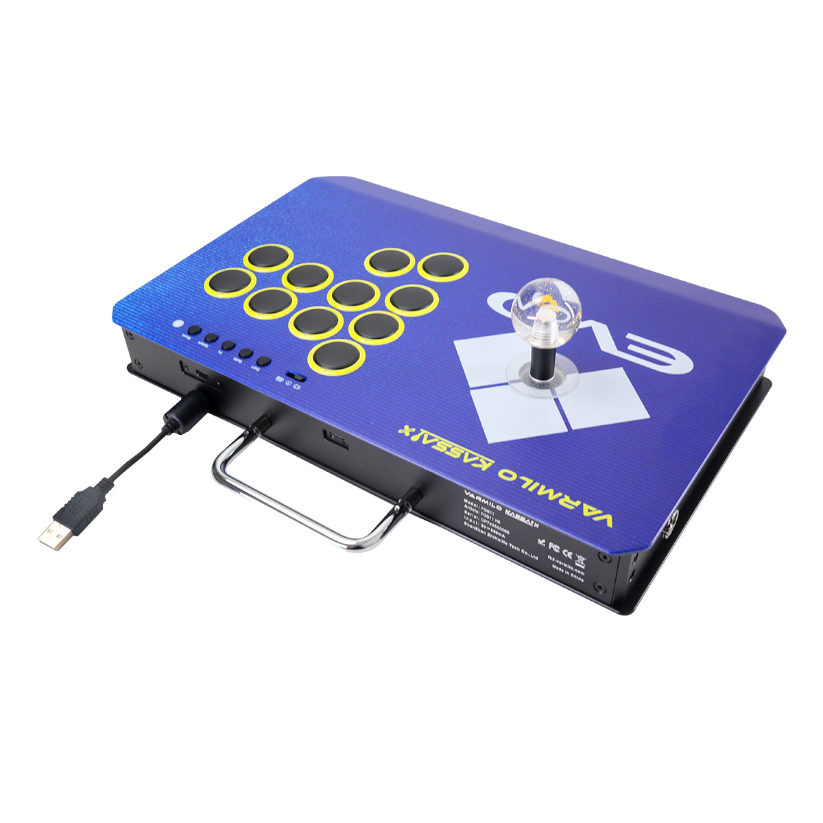 VARMILO KASSAI X Evo Blue Arcade Joystick Controller for Fighting