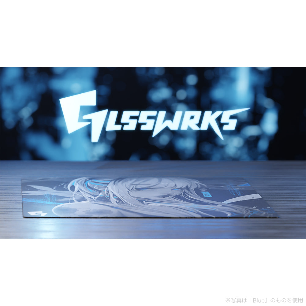 【2025年始棚卸キャンペーン】GLSSWRKS Kazemi Premium Glass Mousepad Dark 490x420mm Japan Limited Edition【他商品との同梱不可】